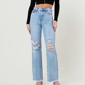 Vibrant Wide Jeans